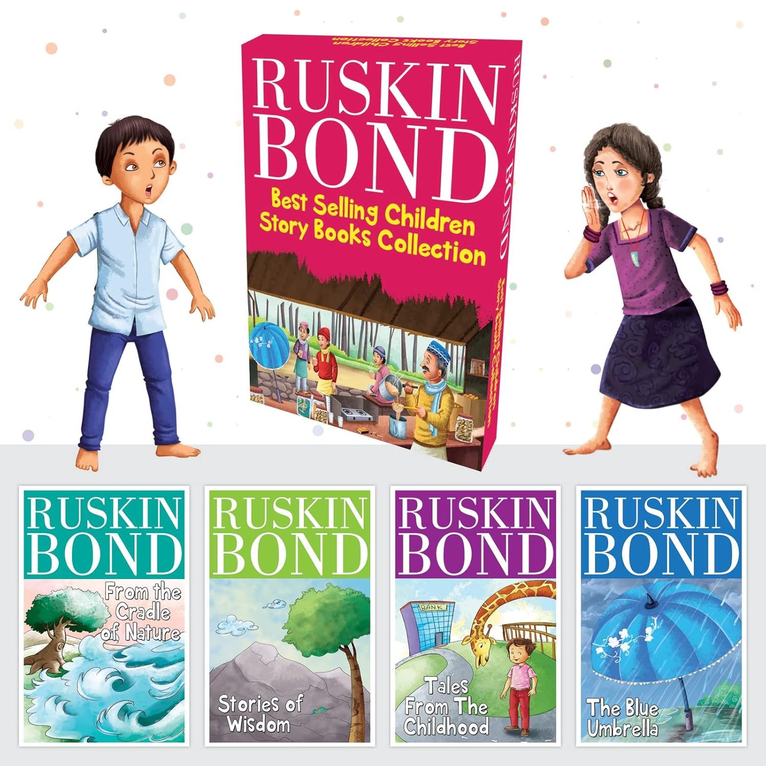 Ruskin Bond - Best Selling Children Story Books Collection (Set of 4 Books) Product Bundle – 1 January 2019 by Ruskin Bond