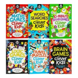 Clever Kids Brain Games 6 Books Collection Set (Brain Games For Clever Kids, Wordsearches for Clever Kids, Maths Games for Clever Kids, 10-Minute Brain Games for Clever Kids & More…) Paperback – 7 July 2022 by Gareth Moore