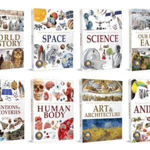 Knowledge Encyclopedia Boxed Set 8 Hardcover Books For Kids Age Group 10+ Total No. Of Pages 1536 192 Pages Per Book Of A4 Size Topics-World History Space Planet Earth Inventions & Discoveries Paperback – 30 January 2023 by Wonder House Books